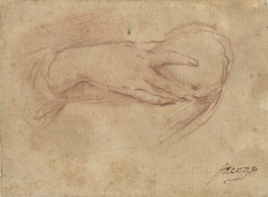 Kéz a mellkason alkotó: Jean Antoine Watteau (rejected attribution)