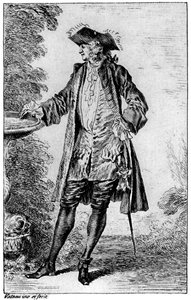 ábra, c1700-1720, 1924 alkotó: Jean Antoine Watteau