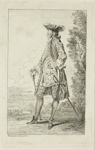 Mód figurák alkotó: Jean Antoine Watteau