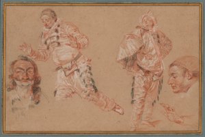 Olasz komikusok alkotó: Jean Antoine Watteau