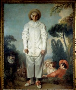 Pierrot, egykor Gilles-nek hívták. (Pedrolino a Commedia dell