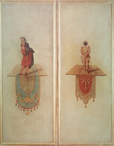 Pantalon (balra) és Harlequin (jobbra) alkotó: Jean Antoine Watteau
