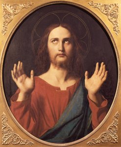 Krisztus, Jean Auguste Dominique Ingres (1780-1867), olaj, vászon, 80x66 cm. alkotó: Jean Auguste Dominique Ingres