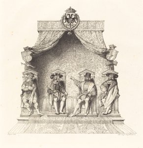 Négy besançoni magisztrátus alkotó: Jean Auguste Dominique Ingres