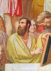 Hódolat Homérosz előtt (részlet jobbra lent) (szőnyeg) alkotó: Jean Auguste Dominique Ingres