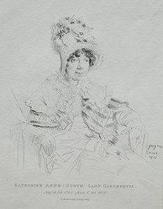 Katherine Anne Lady Glenbervie alkotó: Jean Auguste Dominique Ingres