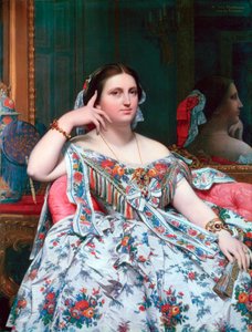 Madame Moitessier, 1856 alkotó: Jean Auguste Dominique Ingres