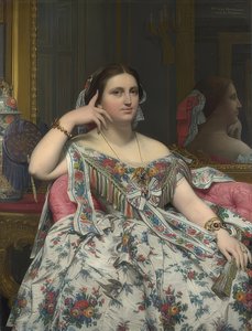 Madame Moitessier. 1856 alkotó: Jean Auguste Dominique Ingres