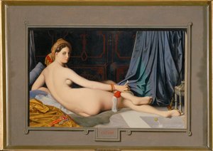 Odalisque (festmény vászonra) alkotó: Jean Auguste Dominique Ingres