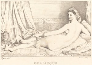 Odaliszk alkotó: Jean Auguste Dominique Ingres