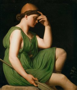 Odüsszeusz. Tanulmány Homérosz diadalához, c. 1850. alkotó: Jean Auguste Dominique Ingres