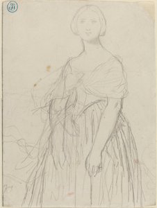 Madame Moitessier vázlata alkotó: Jean Auguste Dominique Ingres