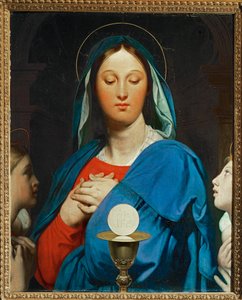 A Szűzanya az Eucharisztiával alkotó: Jean Auguste Dominique Ingres
