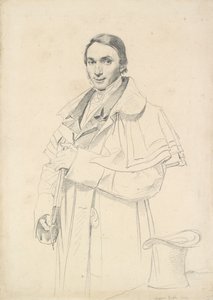 Jean-Francois-Antoine Forest háromnegyed hosszúságú portréja, 1823 alkotó: Jean Auguste Dominique Ingres