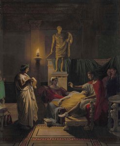 Vergilius felolvasása az Aeneisből, 1864. alkotó: Jean Auguste Dominique Ingres
