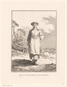 Fiatal nő Ingermanlandból (Ingrie) Femme de la province d