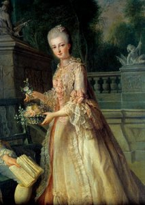 Louise Adelaide, Orléans leendő hercegnőjének portréja (1753-1821) Részlet. Jean Baptiste Charpentier (1728-1806) festménye XVIII.
