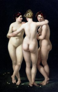 A három kegyelem. Fac-hasonlat Jean Baptiste Regnault (1754-1829) munkájából - képeslap alkotó: Jean Baptiste (after) Regnault