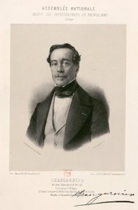 Nemzetgyűlés, a népképviselők galériája - Nicolas Changarnier alkotó: Jean Baptiste Adolphe Lafosse