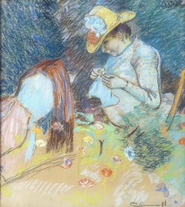 Madame Guillaumin Varró, 1888 (pasztell, papír) alkotó: Jean Baptiste Armand Guillaumin