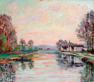 A Szajna Szamoisban, 1900 körül alkotó: Jean Baptiste Armand Guillaumin
