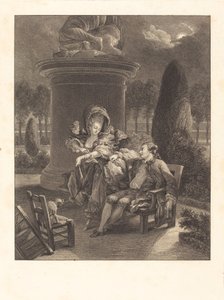 Thuileries este alkotó: Jean Baptiste Blaise Simonet after Pierre Antoine Baudouin