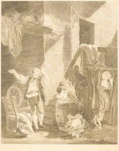 Rose és Colas alkotó: Jean Baptiste Blaise Simonet after Pierre Antoine Baudouin