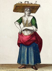The Cheese Crier, 17. század vége alkotó: Jean Baptiste Bonnart