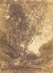 Les A les, 1858. alkotó: Jean Baptiste Camille Corot