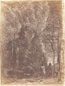 Dante és Virgil Dante és Vergilius, 1858. alkotó: Jean Baptiste Camille Corot