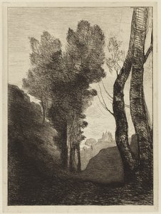 Róma környéke alkotó: Jean Baptiste Camille Corot