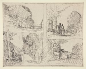Öt vázlat: 1. Le Jardin de P?ricl?s (Periklész kertje) 2. L alkotó: Jean-Baptiste-Camille Corot