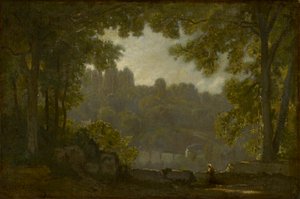 Erdei táj alkotó: Jean Baptiste Camille Corot