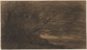 Táj (a nagy fa) alkotó: Jean Baptiste Camille Corot
