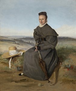 Louise Harduin, 1831 alkotó: Jean Baptiste Camille Corot