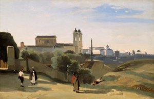 Monte Pincio, Róma alkotó: Jean-Baptiste-Camille Corot