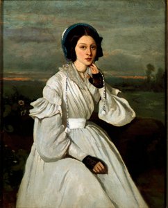 Louise Claire Sennegon, a leendő Madame Charmois portréja. Jean Baptiste Camille Corot (1796-1875) festménye alkotó: Jean Baptiste Camille Corot