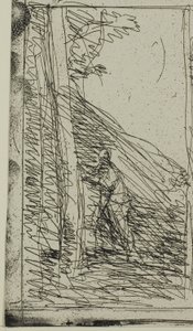 Gekritzel von Jean-Baptiste-Camille Corot