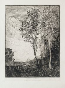 Szuvenír Olaszországból, 1863 alkotó: Jean Baptiste Camille Corot
