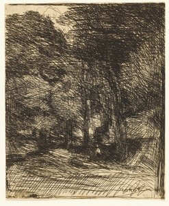 Bas-Bréau emléktárgya alkotó: Jean-Baptiste-Camille Corot