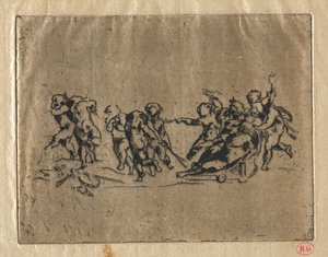 Bacchanal gyerekekkel és szekérrel alkotó: Jean-Baptiste Carpeaux