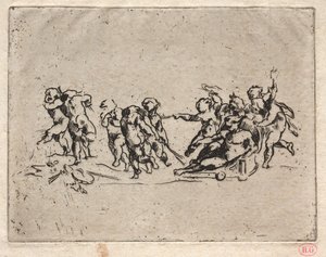 Bacchanal gyerekekkel és szekérrel. alkotó: Jean-Baptiste Carpeaux