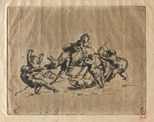 Bacchanal gyerekekkel és szamárral alkotó: Jean-Baptiste Carpeaux
