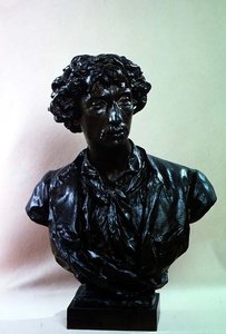Charles Garnier (1825-98) mellszobra (bronz) alkotó: Jean-Baptiste Carpeaux