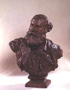 Charles Gounod (1818-93) mellszobra 1874 körül (bronz) alkotó: Jean-Baptiste Carpeaux