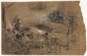 Halálos ágy jelenet alkotó: Jean-Baptiste Carpeaux