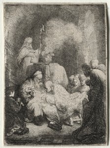 A körülmetélés: kis tányér alkotó: Jean-Baptiste Carpeaux
