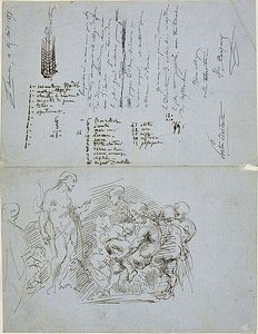 Keresztelő Szent János prédikációja alkotó: Jean-Baptiste Carpeaux