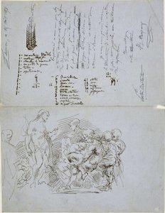 Keresztelő Szent János igehirdetése alkotó: Jean-Baptiste Carpeaux