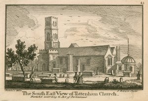A Tottenham Church délkeleti nézete, London